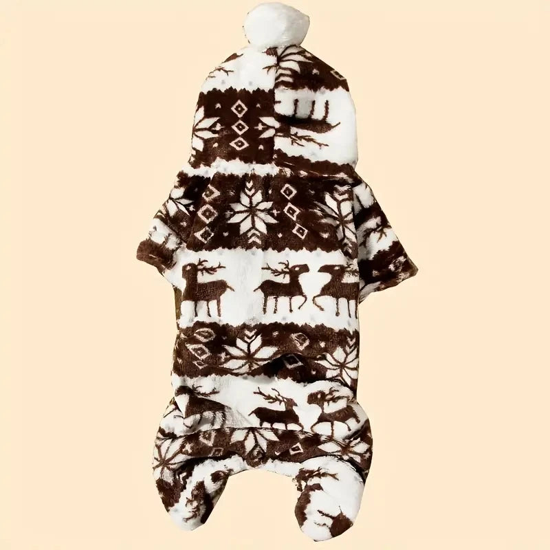 Festive pet pajamas